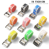 Off White Belt Embroidered Metal Head Belt